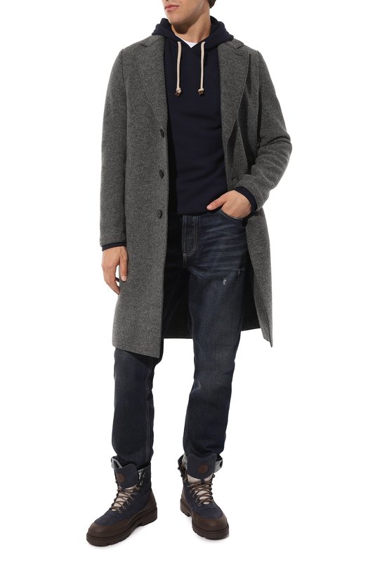 фото Хлопковое худи brunello cucinelli