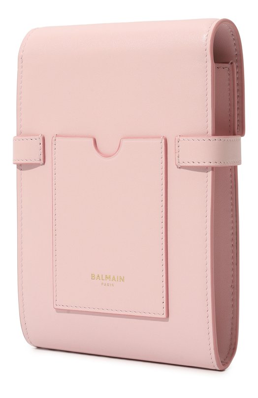 фото Кожаный чехол для телефона balmain