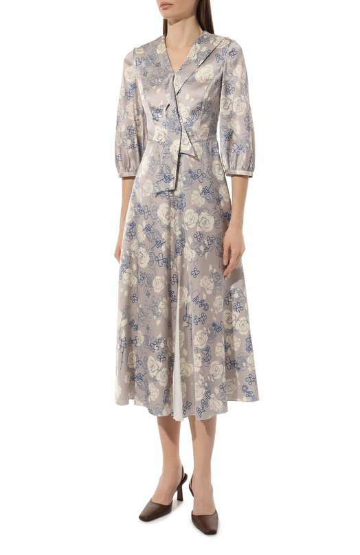 фото Шелковое платье and the brand