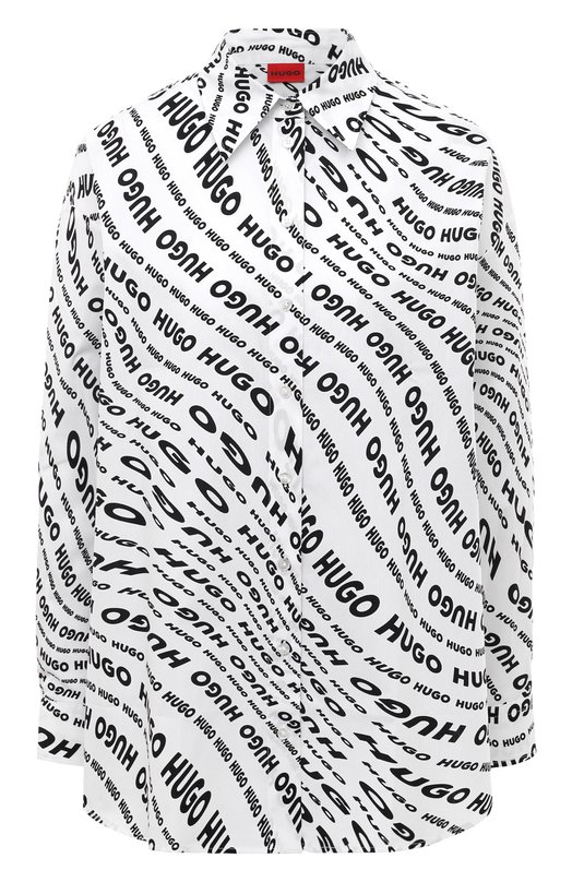 фото Хлопковая рубашка hugo