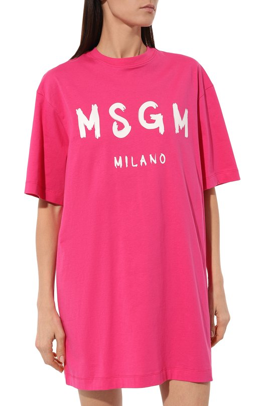 фото Хлопковое платье msgm