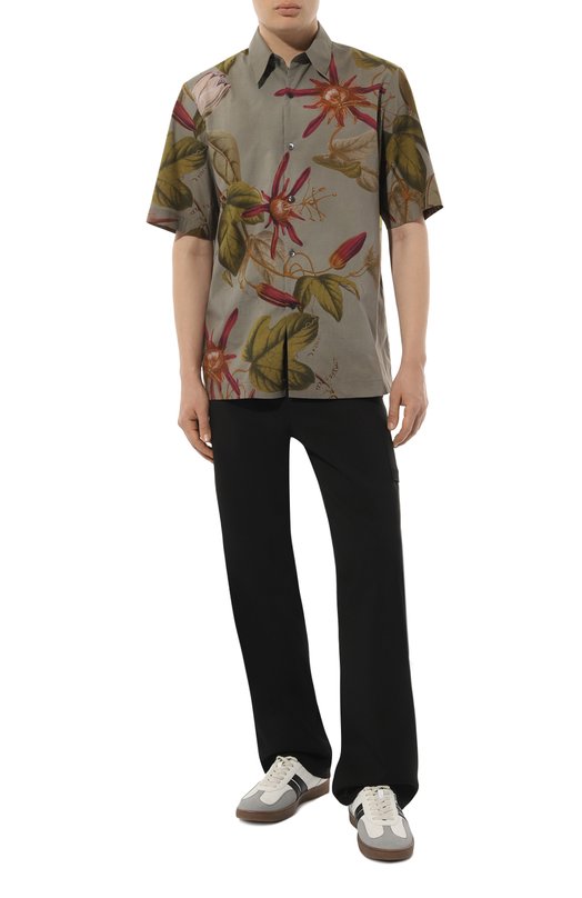 фото Хлопковая рубашка dries van noten