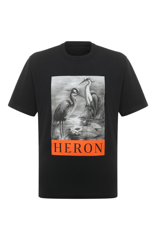 фото Хлопковая футболка heron preston