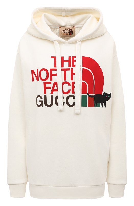 фото Хлопковое худи the north face x gucci gucci