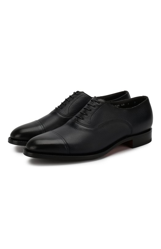 фото Кожаные оксфорды santoni