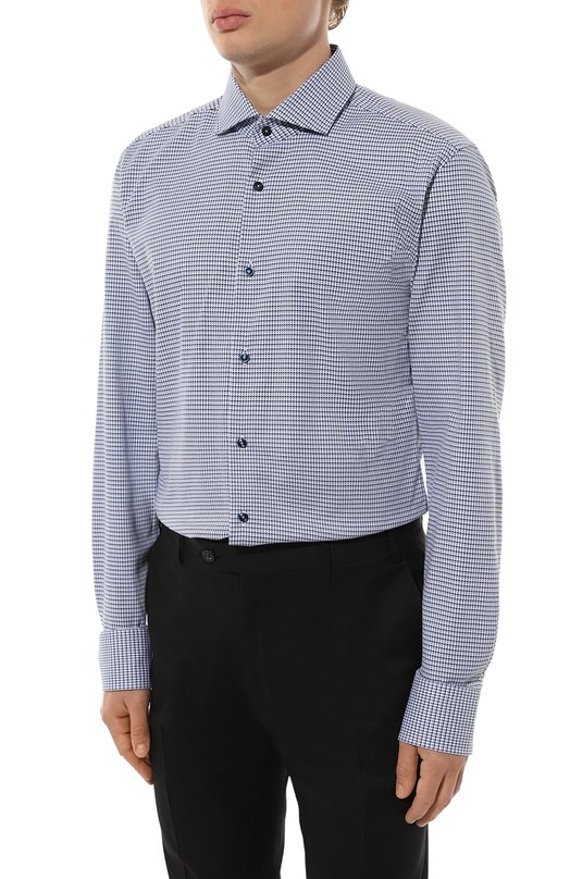 фото Хлопковая рубашка boss