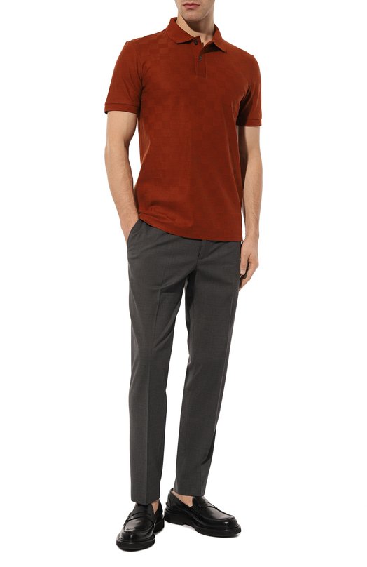 фото Хлопковое поло boss