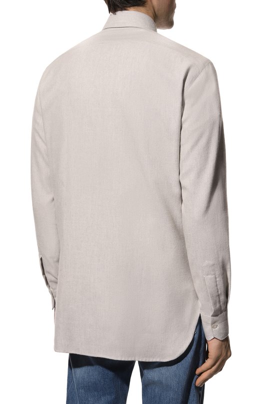 фото Хлопковая рубашка kiton