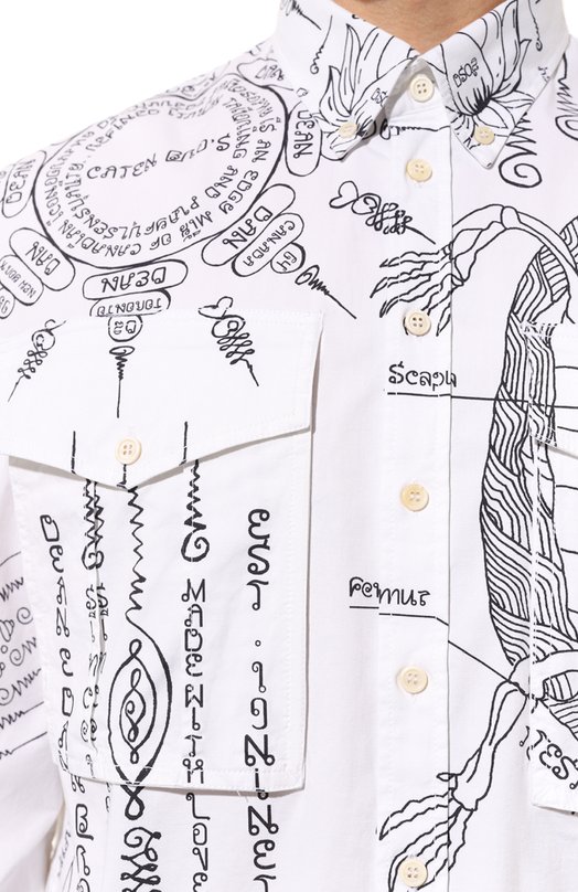 фото Хлопковая рубашка dsquared2