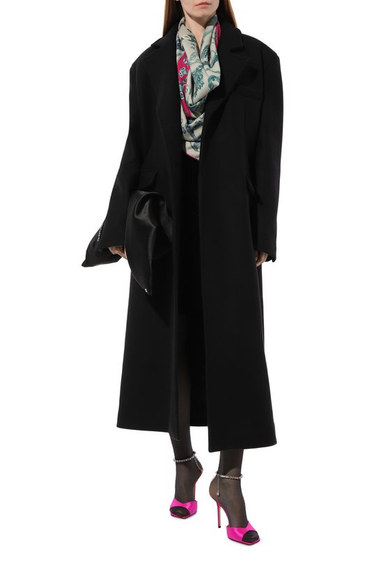 фото Текстильные босоножки saeda 100 jimmy choo