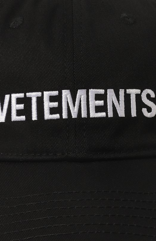 фото Хлопковая бейсболка vetements