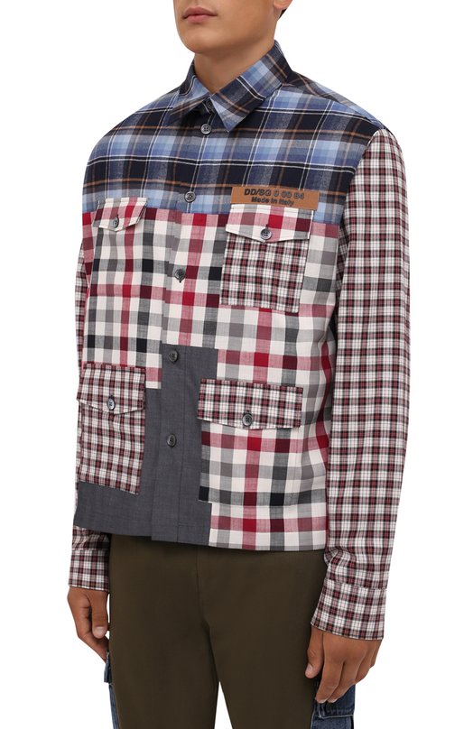 фото Хлопковая рубашка dolce & gabbana