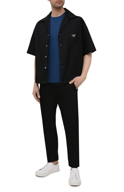 фото Хлопковая футболка prada