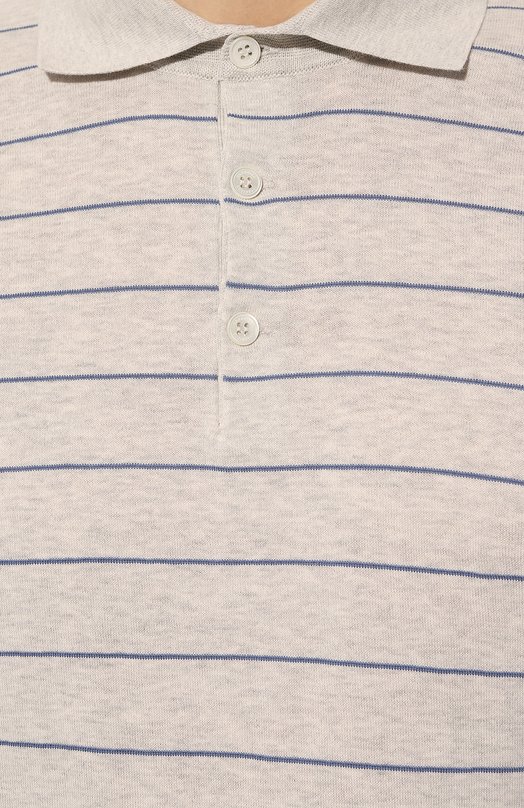 фото Хлопковое поло brunello cucinelli