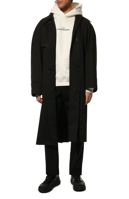 фото Хлопковое худи maison margiela