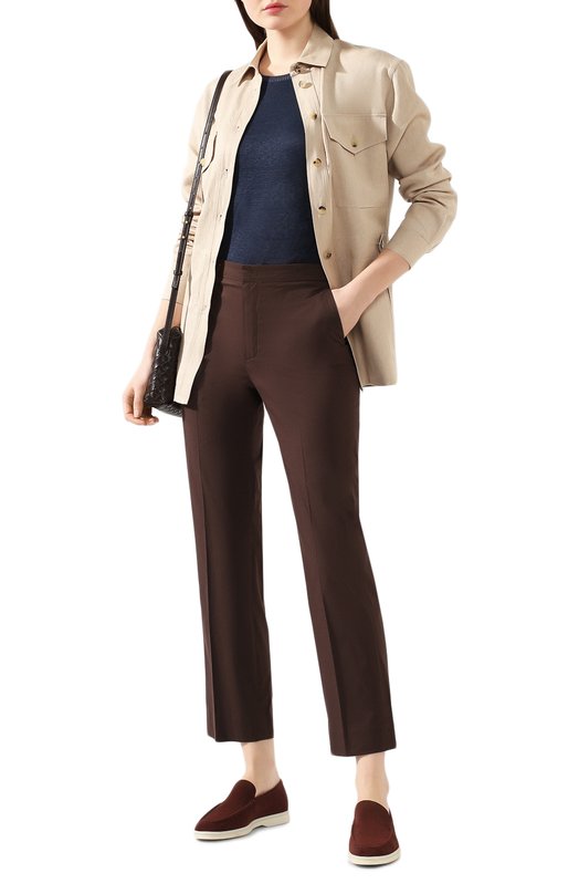 фото Хлопковые брюки loro piana