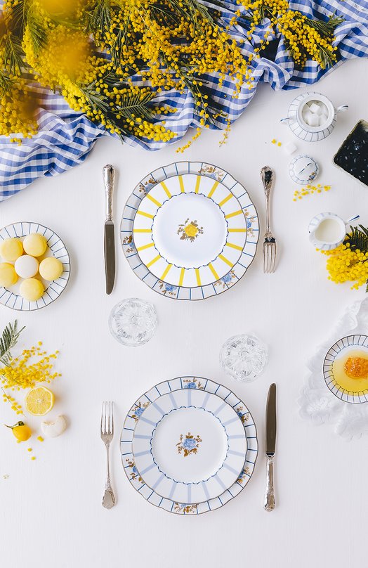 фото Тарелка салатная brocante jaune bernardaud