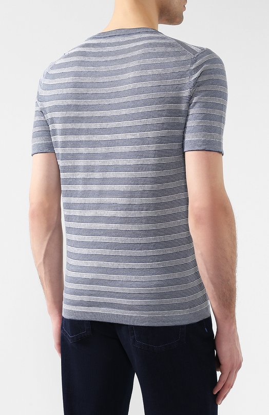 фото Футболка из смеси льна и шелка brioni