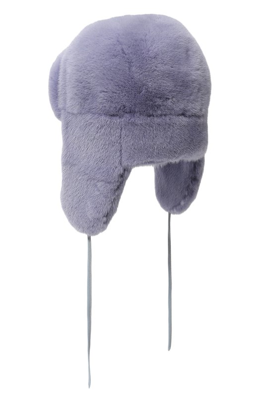 фото Шапка-ушанка френки из меха норки furland