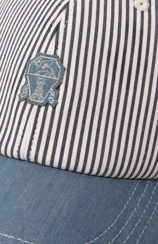 фото Хлопковая бейсболка brunello cucinelli