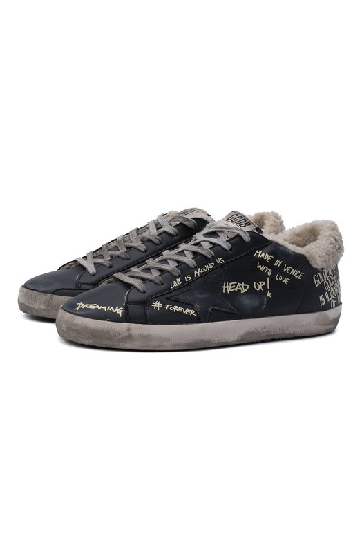 фото Кожаные кеды superstar golden goose deluxe brand