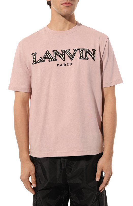 фото Хлопковая футболка lanvin
