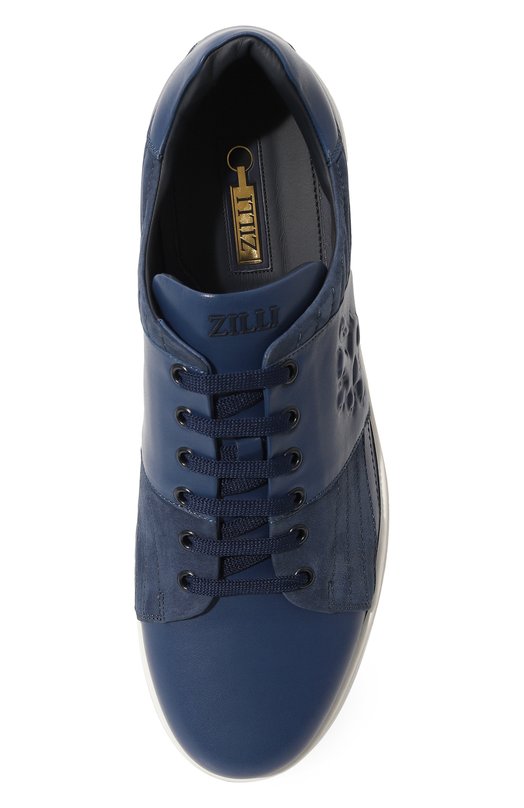 фото Кожаные кеды zilli