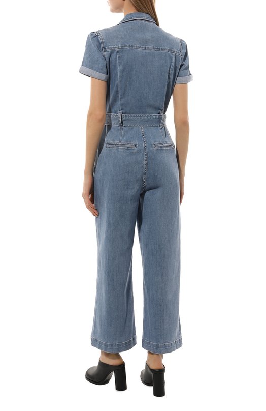 фото Джинсовый комбинезон shortsleeve anessa jumpsuit paige