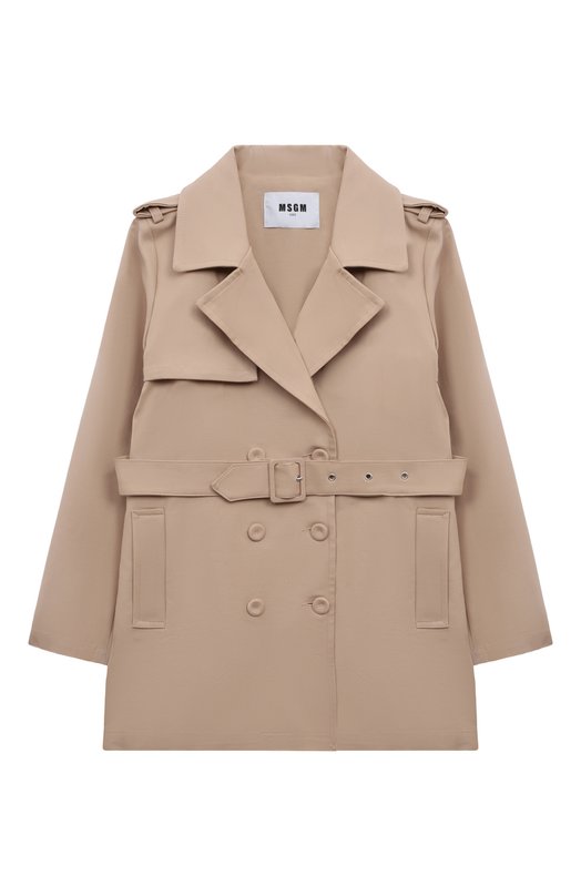 Хлопковый тренч MSGM kids