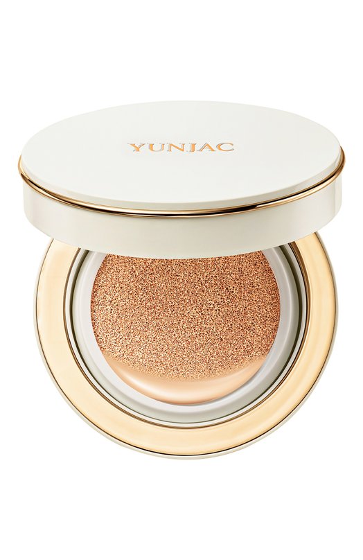 фото Тональный кушон для лица фарфоровая кожа spf50+ long wear porcelain cushion foundation, оттенок 02 (2x15g) yunjac