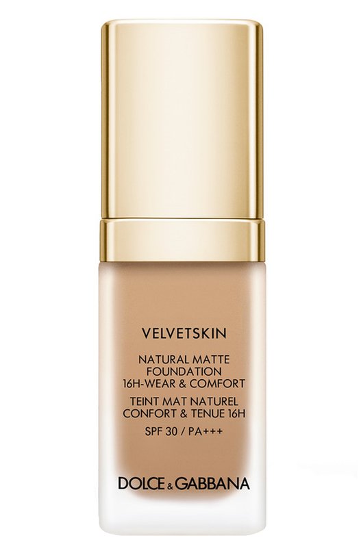 фото Матирующее тональное средство-флюид velvetskin, оттенок bisque 370 (30ml) dolce & gabbana