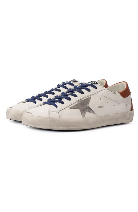 фото Кожаные кеды super-star golden goose deluxe brand