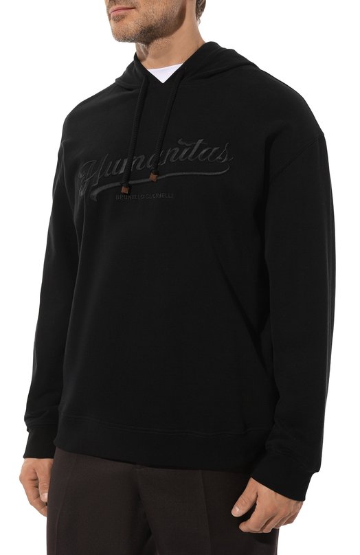 фото Хлопковое худи brunello cucinelli