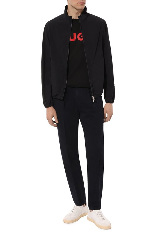 фото Хлопковая футболка hugo