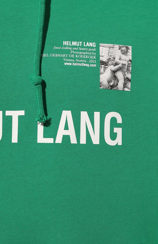 фото Хлопковое худи helmut lang