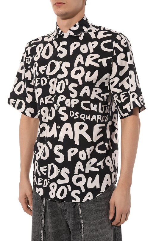 фото Хлопковая рубашка dsquared2
