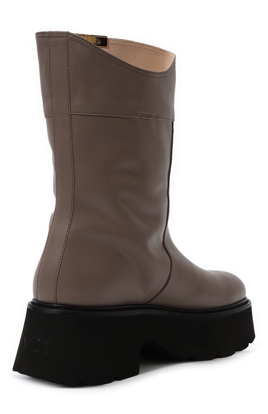 фото Кожаные полусапоги n21