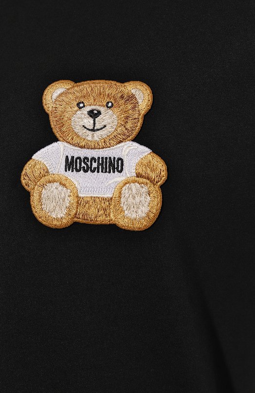 фото Хлопковая футболка moschino