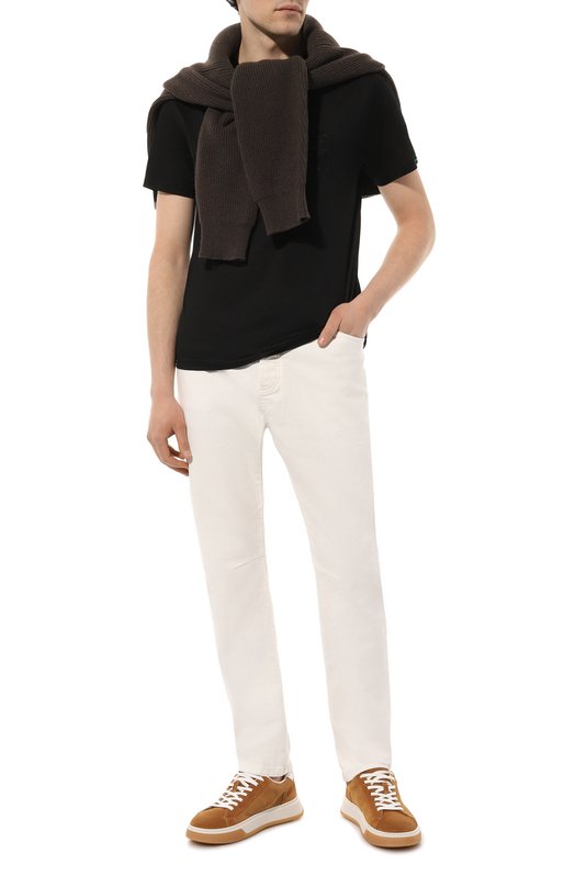 фото Хлопковая футболка stefano ricci