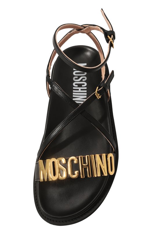 фото Кожаные сандалии moschino