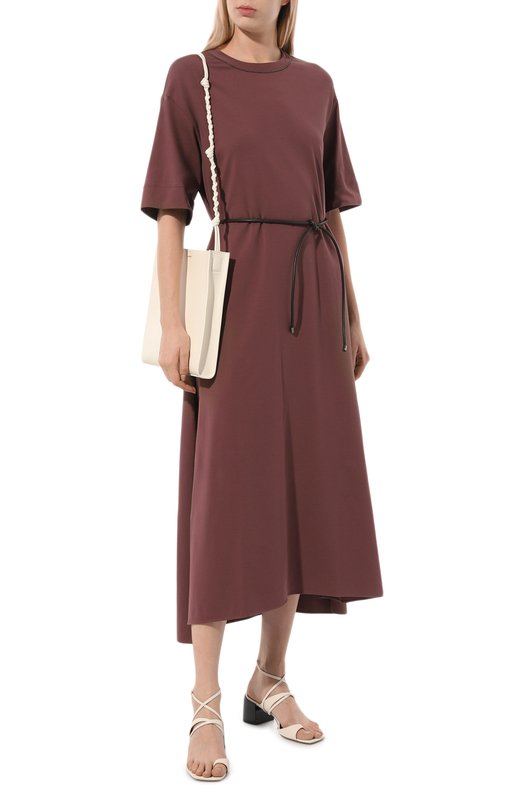 фото Хлопковое платье brunello cucinelli