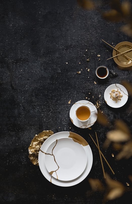 фото Блюдо для солений kintsugi bernardaud