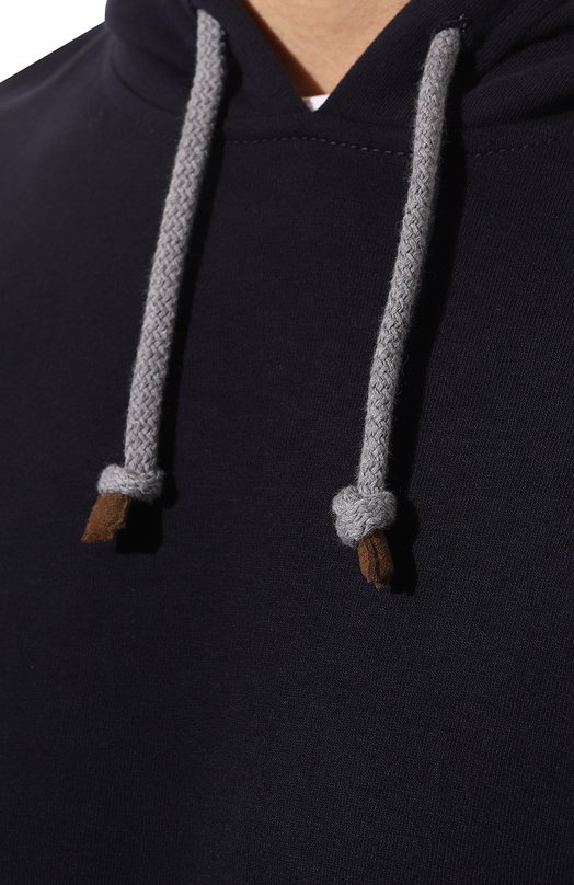 фото Хлопковое худи brunello cucinelli