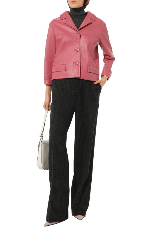 фото Кожаная куртка prada