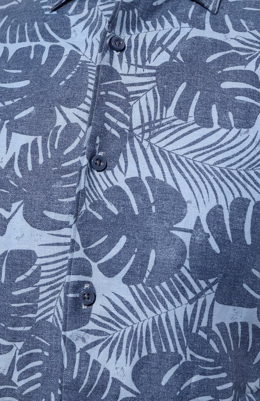 фото Рубашка из хлопка и льна boss