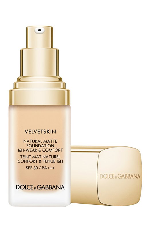 фото Матирующее тональное средство-флюид velvetskin, оттенок porcelain100 (30ml) dolce & gabbana