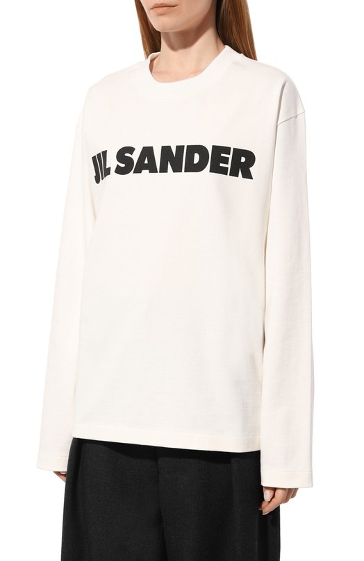 фото Хлопковый лонгслив jil sander