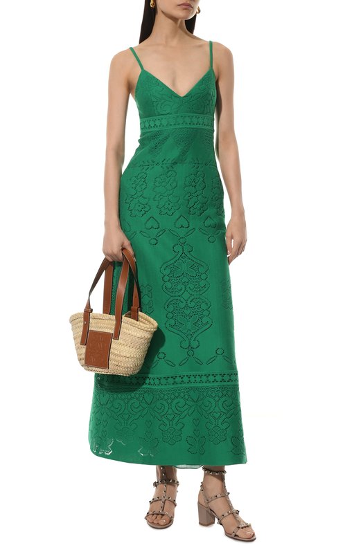 фото Хлопковое платье valentino