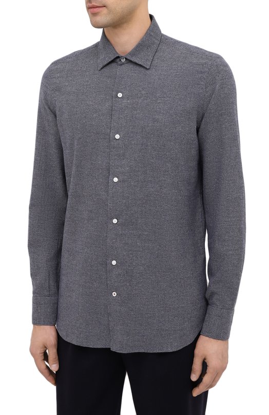 фото Хлопковая рубашка loro piana