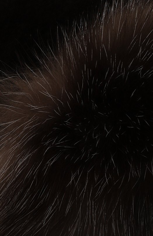 фото Шапка-ушанка из меха соболя и норки furland
